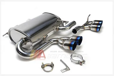 Titanium 4 Tip Quad Rear Exhaust Fits BMW E90 E92 E93 L6 Sedan Coupe Convertible • $692.99