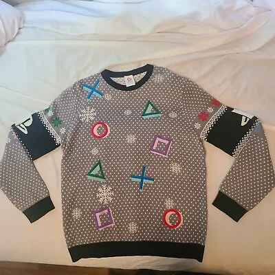 Sony Playstation Holiday Sweater By Numskull. Size Adult Medium • $9.99