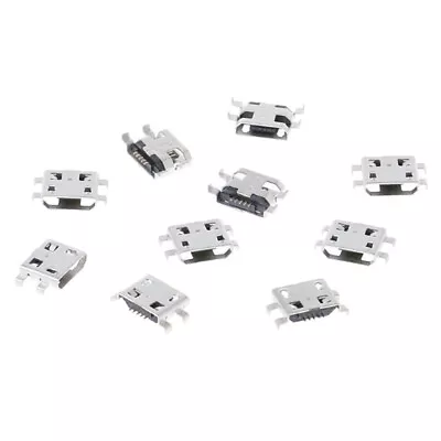 10 Pcs Type B Micro Usb 5 Pin Female Charger Mount Jack Connector Port Socket_RZ • $6.76