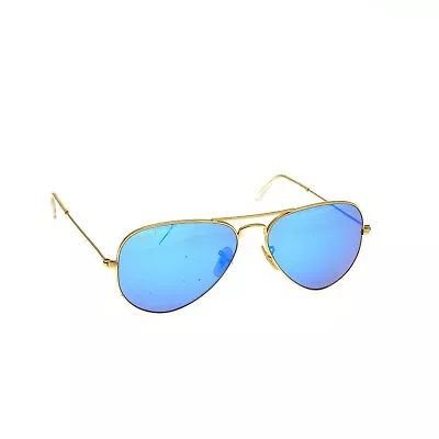 $158.76 • Buy Ray-Ban Standard Icons 58mm Mirrored Polarized Aviator Sunglasses S2333