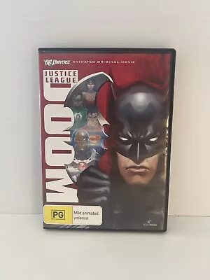 Justice League Doom (DVD 2012 Reg 4) - Animated DC Superhero Movie - Free Post • $8.95