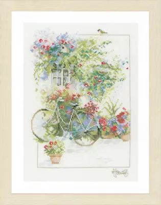 Lanarte Flowers & Bicycle Cross Stitch Kit • £46.18