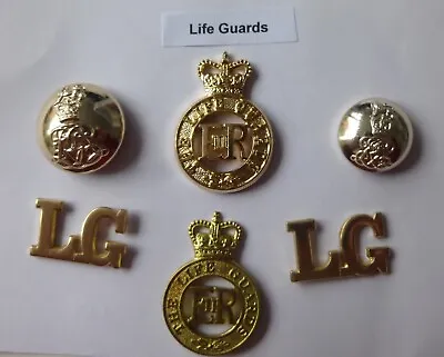 Metal And Anodised Cap Badges Shoulder Titles Buttons The Life Guards LG • £14.99