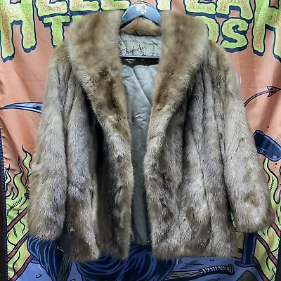 Vintage Mink Fur Coat Shawl Cape By Chayburke's Furs Of Nashville Women’s • $100