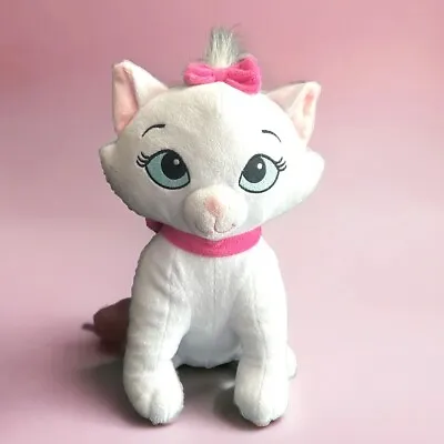 Disney Aristocats Marie White Cat Plush Stuffed Animal Kitty 11  Just Play • $7.65