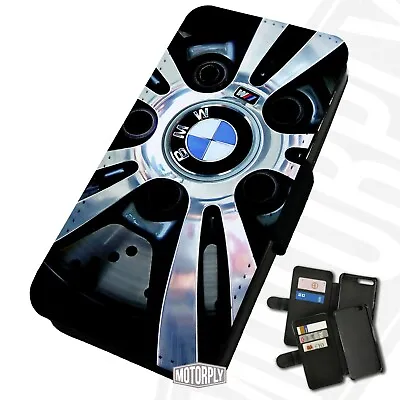 £9.75 • Buy Printed Faux Leather Flip Phone Case For IPhone - BMW-M-Series-5-Spoke