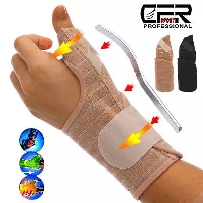 Left Right Wrist Thumb Support Brace Splint Carpal Tunnel Sprain Arthritis Joint • $6.89