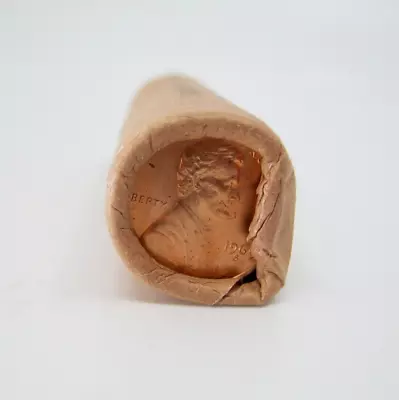 1969-S Original Bank Wrapped Uncirculated Lincoln Cent Penny Roll OBW Pennies • $117.85