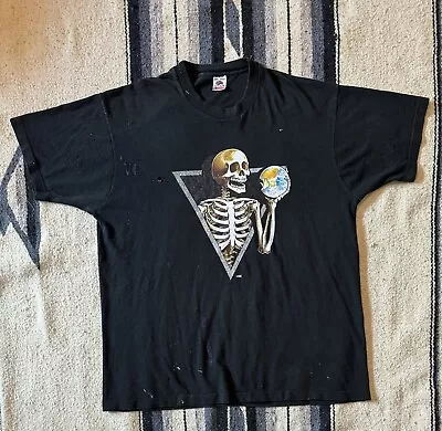 1991 End Of The World Tour Skeleton Vintage Grateful Dead Style Thrashed • $185