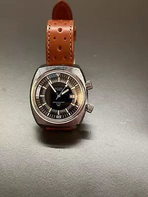 Vintage Gotham GTF 180 Super Compressor Divers Watch On Genuine Leather Strap • $500