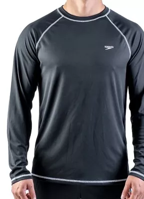 Men’s Speedo Loose Fit Easy Long Sleeve Swim T Shirt UPF 50+ NWT XL • $19.90