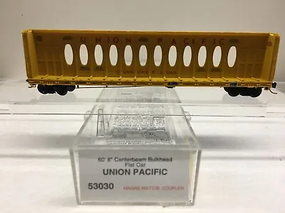 N Scale Micro Trains MTL 53030 Union Pacific UP 217009 Bulk Head Flat Car • $30