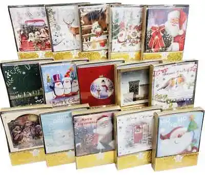 12 Pack Christmas Cards 2 Designs Per Pack  • £3.25