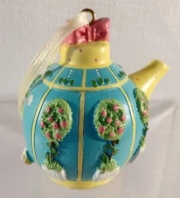 Mary Engelbreit NO HANDLE Mini Teapot Ornament Time For Tea ME Ink 2.25  Topiary • $7.99