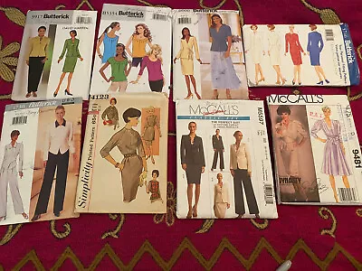 Butterick And McCalls Vintage Sewing Patterns - Size 6-16 • $10