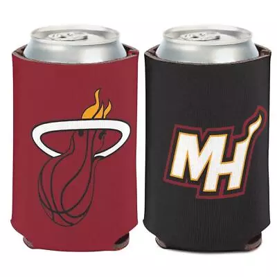 Miami Heat 12oz Two Sided Can Cooler [NEW] NBA Coozie Koozie Beer Drink • $6.95