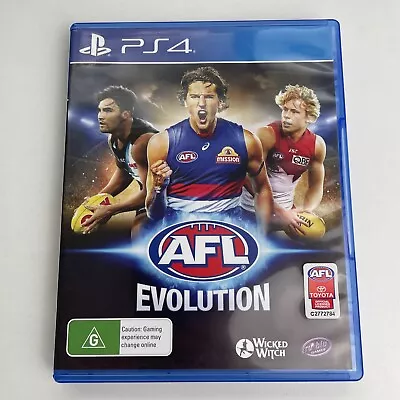 AFL Evolution (PlayStation 4 2017) With Manual PAL • $19.99