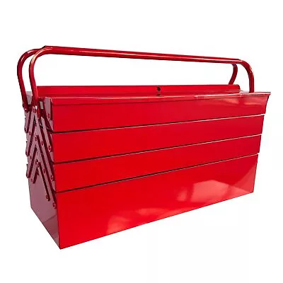NEW! 4 Tier 7 Tray Heavy Duty Home DIY Metal Cantilever Tool Box 21  / 530mm • £29.99