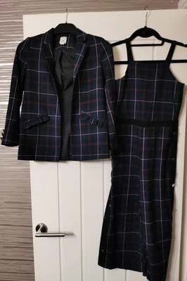 £23.50 • Buy River Island Girls Tartan Trouser Suit Age 8yrs