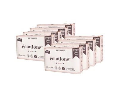 $97.83 • Buy 8X 6Pc  Bamboo Soft Toilet Paper/Rolls 2Ply 400 Sheets White Unsecented