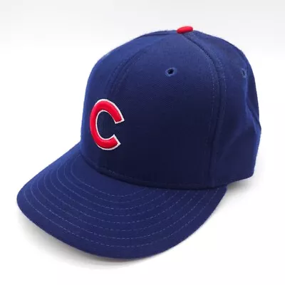 Vintage Chicago Cubs New Era Fitted 7 1/8 Hat MLB Diamond Collection Wool Cap • $24.99