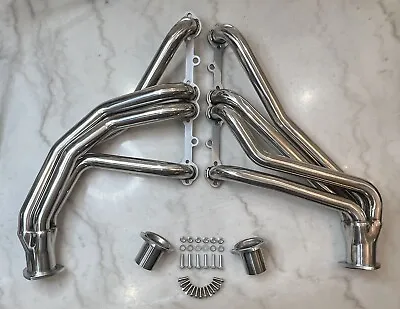 Stainless Steel Long Tube Headers For 67-87 Chevy And GMC Pickup Trucks With SBC • $285