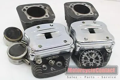 84-99 Revtech Evo 100  Front Rear Cylinder Heads Valves Pistons Engine Top End • $998.44