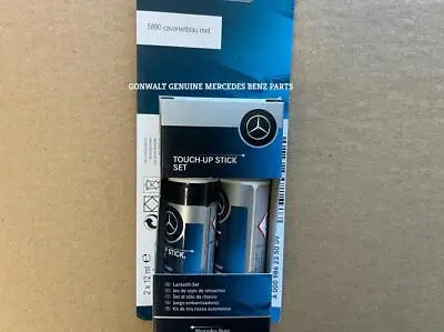 Mercedes Benz New Touch-Up Paint Stick Set Lunar Blue 5890 Color 890 • $38.96