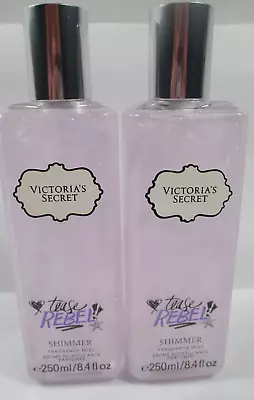 *NEW 2 Victoria's Secret TEASE REBEL Shimmer Body Mist Fragrance Spritz 8.4 Oz E • $24.99