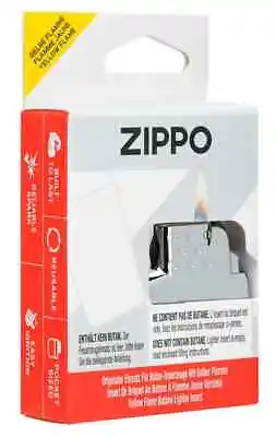 ZIPPO LIGHTER INSERT BUTANE YELLOW FLAME New Flint Wheel Insert • $41.59