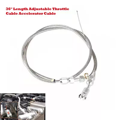 36  Length Car Adjustable Throttle Cable Accelerator Cable Replacement US STOCK • $29.99