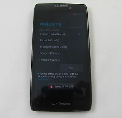 Motorola XT926 Droid RAZR HD Verizon Cell Phone Android GOOD  • $15.95
