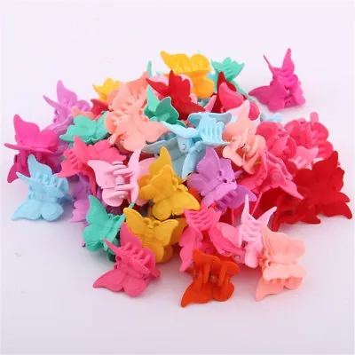 £2.87 • Buy 20 Butterfly Mini Claw Clips Small Plastic Hair Clips Hair Clamps Mix Colour UK