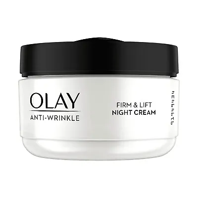 £9.47 • Buy OLAY Anti-Wrinkle Firm And Lift Anti Ageing Moisturiser Night Cream - 50 Ml