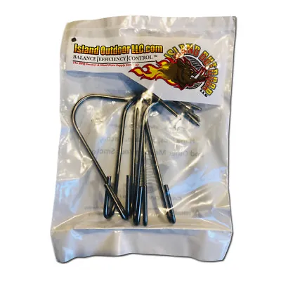 LavaLock® Meat Hooks Rib Hangers Stainless Steel For UDS WSM Bbq Smokers 6 Pack • $9.99