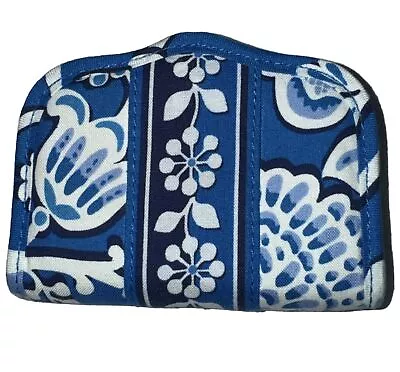 Vera Bradley Business Card Credit Card Holder Case Magnetic Close Blue Lagoon • $9.99