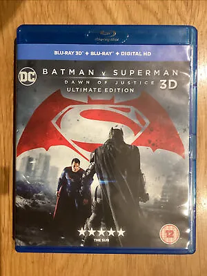 Batman V Superman Dawn Of Justice Ultimate Edition Blu-ray 3D NO DOWNLOAD CODE • £7.99