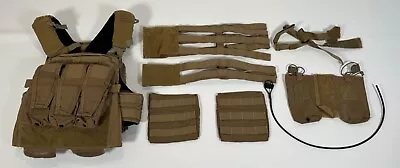 Crye Precision AVS AVSPS3 USMC MBAV Plate Adaptive Vest Pouch Set Coyote X-Large • $539.99