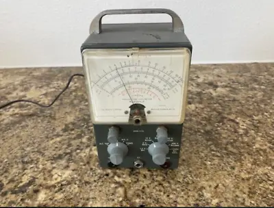 Vintage Heathkit Model V-7a Vacuum Tube Voltmeter Powers Up Untested • $65