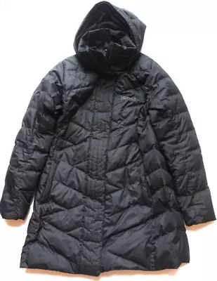 Marmot Varma Women's Size L Down 700 Fill Puffer Coat Black Solid Outdoors • $49.99