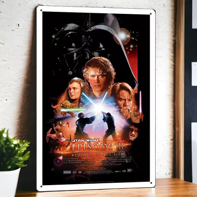 Star Wars Revenge Of The Sith 2005 Metal Movie Poster Tin Sign 8x12  • $6.99