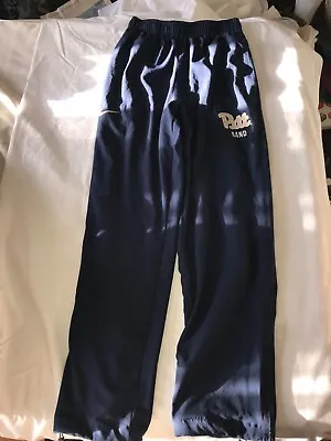 NIKE Dri-Fit PITT Panthers MARCHING BAND Navy Blue WARMUP PANTS Adult S 26-34  W • $20