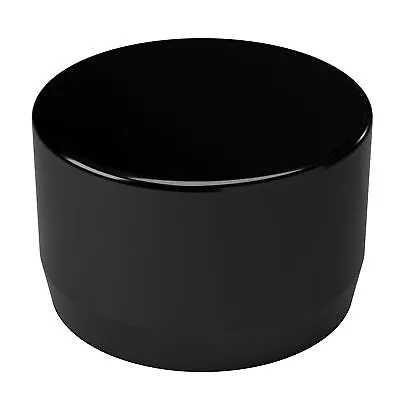 1-1/4  External Flat PVC Cap Black (10-PK) FORMUFIT Furniture Grade USA Made • $16.99
