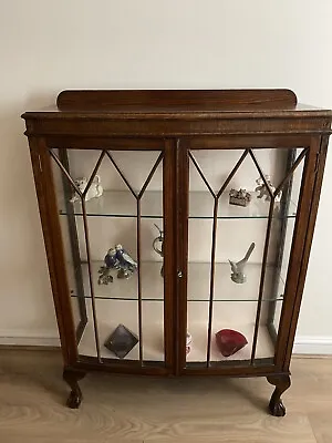 Vintage Display Cabinet With Glass Doors • £35