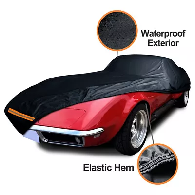 4 Layer CUSTOM FIT Chevrolet Corvette C3 Car Cover 100% Waterproof All Weather • $45.99