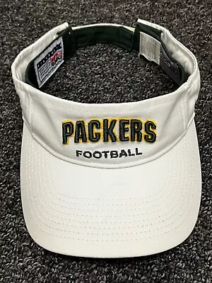 Reebok Pro Line Green Bay Packers Adjustable Strapback Visor Hat ~ Vintage! • $14.99