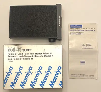 Mamiya Polaroid Film Holder HP401 For M645 645 SUPER PRO 304250 • $69.99