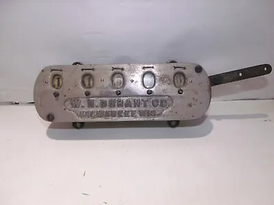 W. N. Durant Co. Miwaukee WI. Interurban Car Counter Works • $55