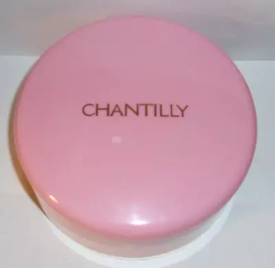Vintage CHANTILLY Open Dusting Powder Container Case Box HOUBIGANT 5 Oz W/Puff • $12.99