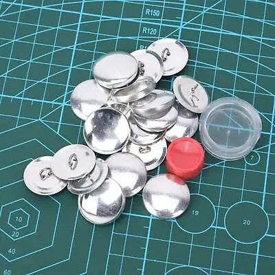 (25mm)Buttons To Cover Round Button Base Cover Buttons Kit Self Cover Buttons • £3.34